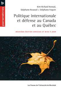 Politique internationale et défense au Canada et au Québec-couv
